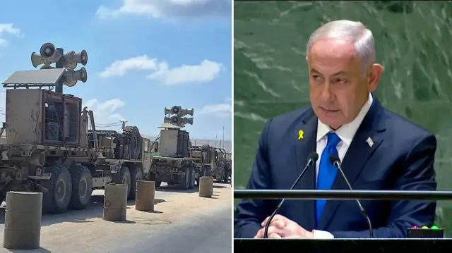 gazzede yeni zulum soykirimci netanyahunun bmdeki konusmasi hoparlorle dinletilecek Sp4qJGWW