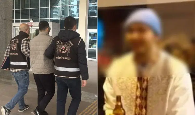 diyanet sen suc duyurusunda bulundu imam cubbesi ile partiye katilan genc serbest TexROkav.jpg